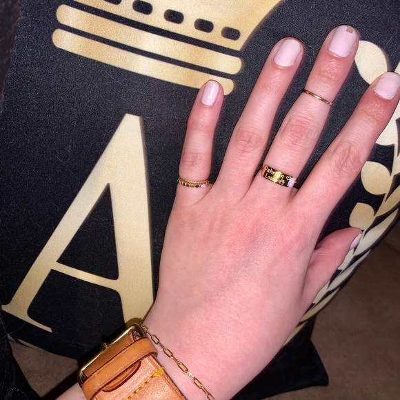 Louis Vuitton leather luggage tag/bracelet - Picture 8 of 8